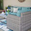 Ensemble de conversation en osier pour 5 personnes Newhaven-1298180046