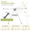 Metal Foldable Gullwing Drying Rack