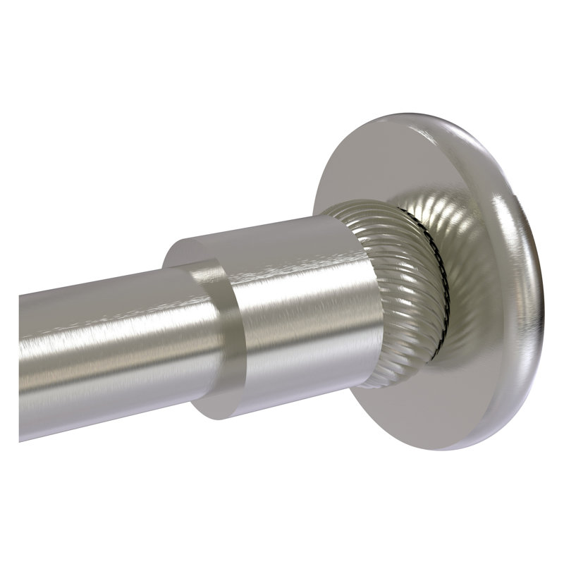 Tringle de rideau de douche Goble, Nickel satiné