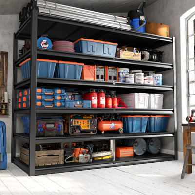 84.2“h Garage Shelving Loads 3500 Lbs Adjustable Metal Shelving Uints For Garage, Warehouse, School, Commercial, Business