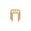 Brea Nesting Tables Toasted Burl Wood, Modern Space-Saving Accent Set