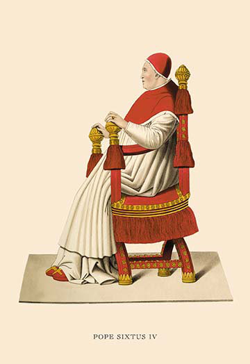 Buyenlarge Pope Sixtus IV by H. Shaw Painting Print | Wayfair