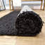 Tapis noir à poils longs Anie-22242481