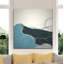 « blue peaks ii »-reproduction d’art sur toile-35559975-33349377