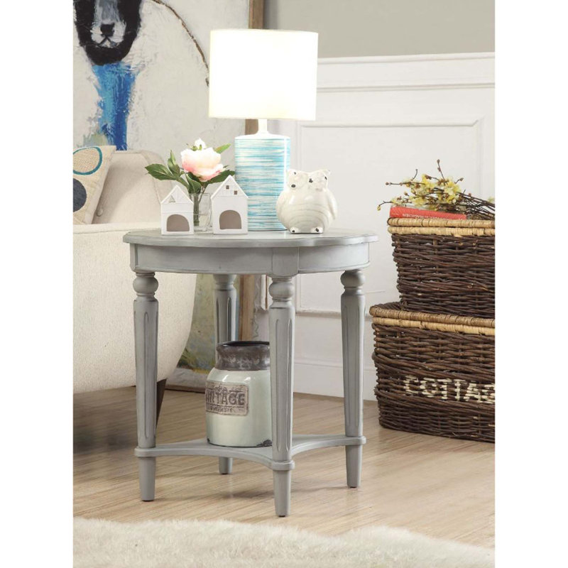 Fordon End Table, Antique Slate Finish, Slate