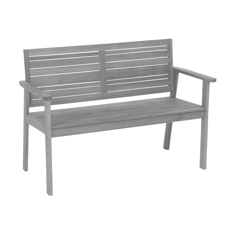 Edmundson Solid Wood Acacia Outdoor Bench