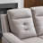 3-Seater Modern Premium Faux Leather Power Reclining Home Theater Sofa With Storage Console & Cup Holders & USB-1317836037