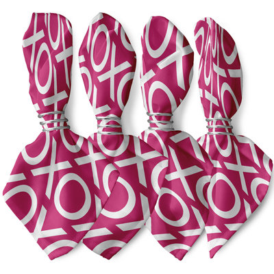 Polyester Geometric Square Napkin