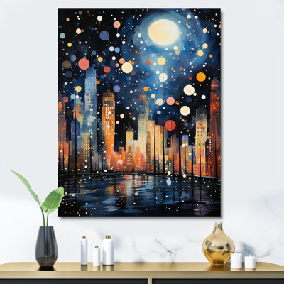 Popart Urban Cityscape IV - City, art mural déco