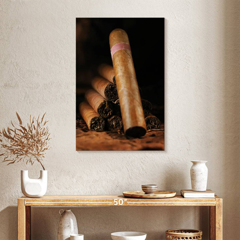 Senne Stacked Cuban Cigars, 36" H x 24" W