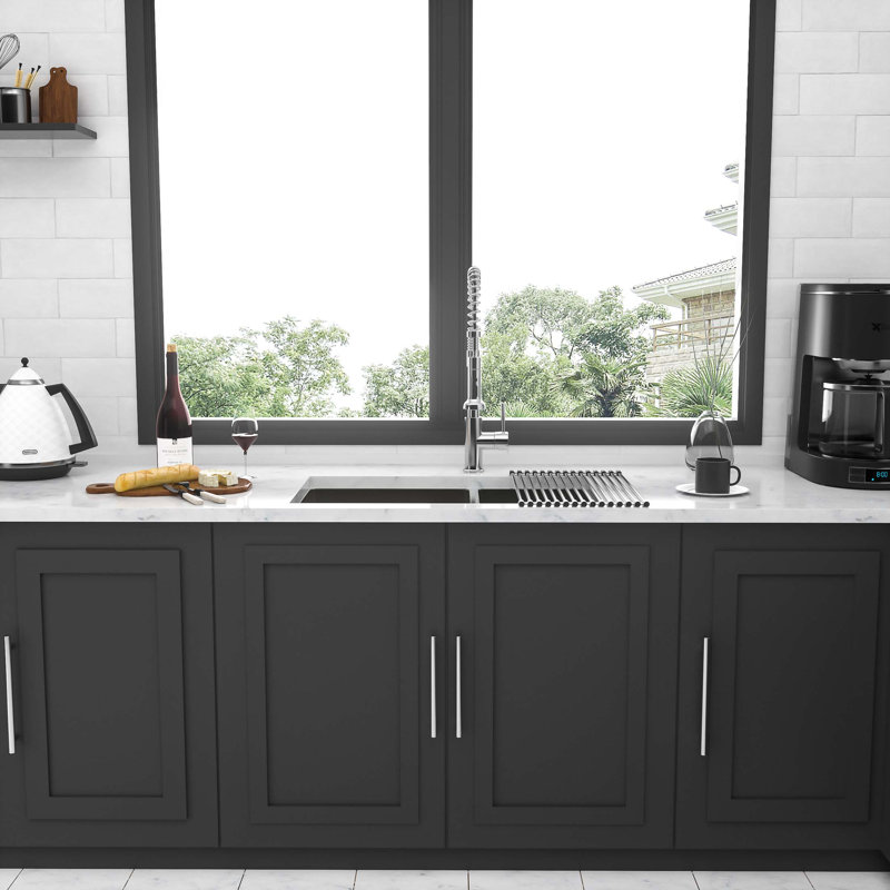 16 Gauge Stainless Steel 32x18 inch Undermount Double Bowl Kitchen Sink (60/40) with 9 Inch Deep Sink
