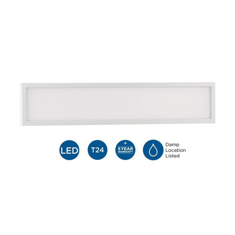 Arenijus Dimmable LED Vanity Light, Satin White