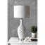 Lampe de table ivoire Book 28 "