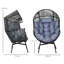 Adlai Steel Outdoor Lounge Chair