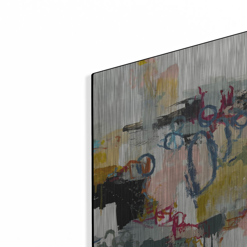 «Mansfield» par Jeffrey Tover, art mural en métal, H 16 po x l 12 po