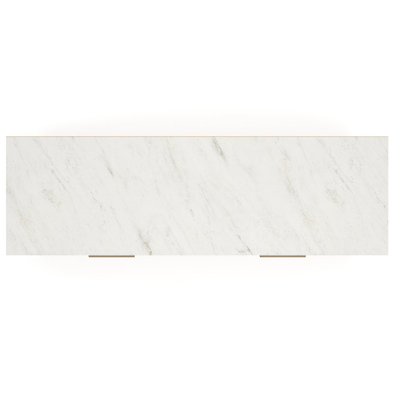 Cadmori 63.5" White Transitional Dresser with Mirror
