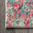 Lasley Contemporary POP Modern Abstract Blue/Red Rug-1737767246