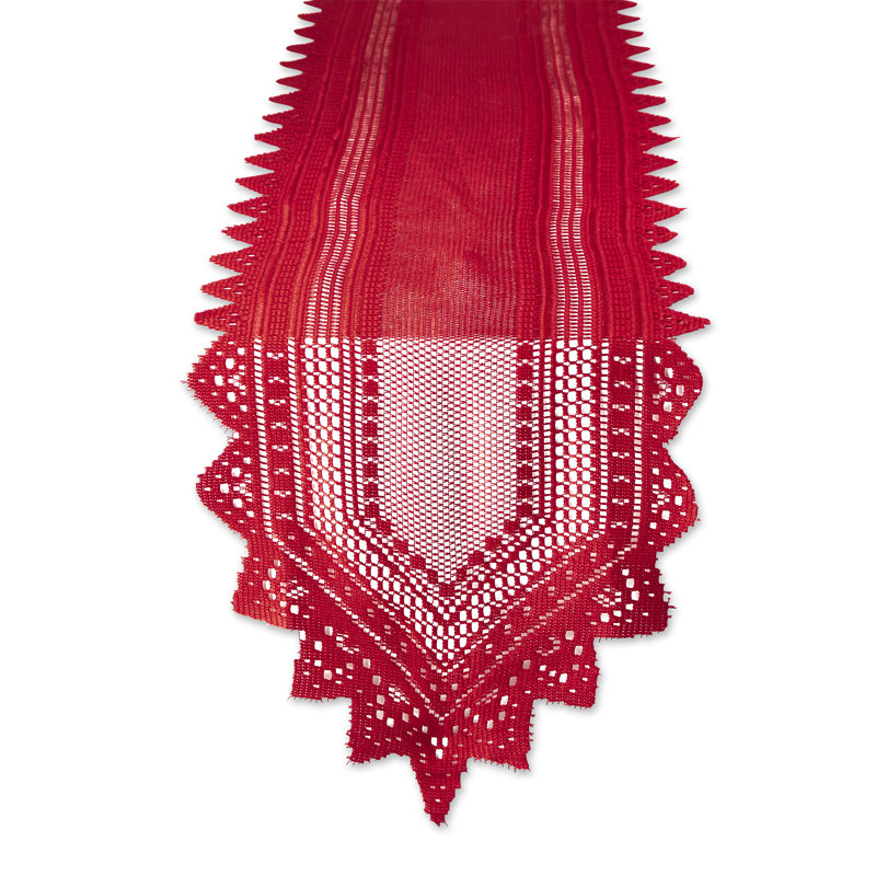 Chemin de table Seltzer, Rouge