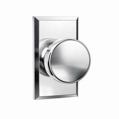 Bravura 936-G1 Nashville Passage Knob on Beveled Rectangular Rose in Bright Chrome