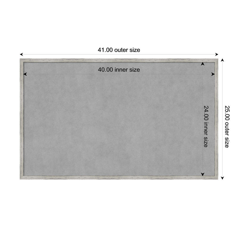Tableau magnétique magnétique en métal, H 25 po x l 41 po x P 1 po