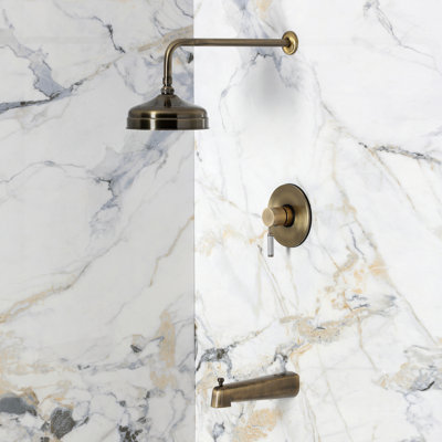 Kingston Brass Verona Single-Handle Pressure Balanced Tub and Shower Faucet
