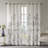 Cecily Floral Printed Burnout Sheer Grommet Single Curtain Panel-838264929-928861271