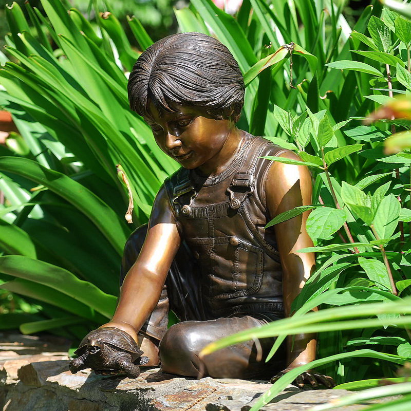 Bronze Garden Statue