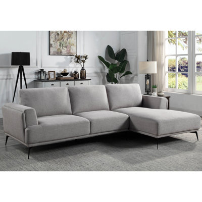 Araujo Upholstered L-Shaped Sectional Right Hand Facing
