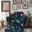 Floral Floral Friends - jeté de qualité supérieure en sherpa 1 pièce-1301985912