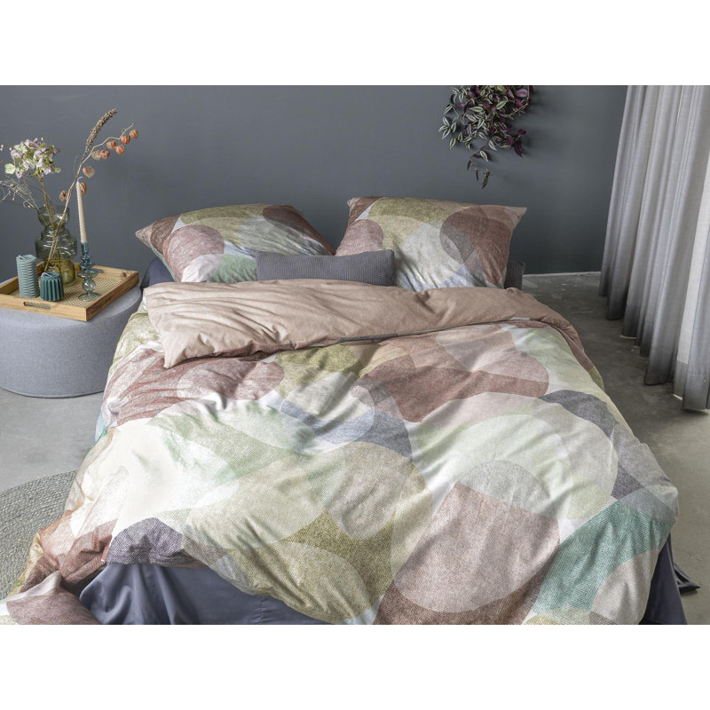 Sable 8853 Hook & Loop Fastener Cotton Duvet Cover Set, 155 x 200cm - 1 Pillowcase ( 80 x 80cm)
