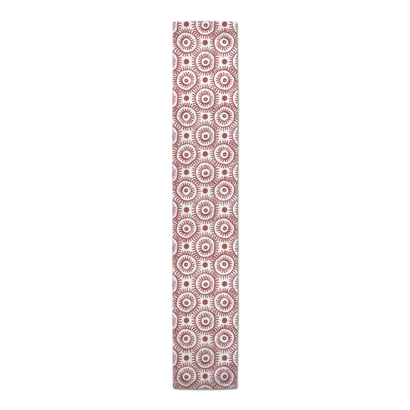 Chemin de table Nieves, 72 po x 16 po, Rouge