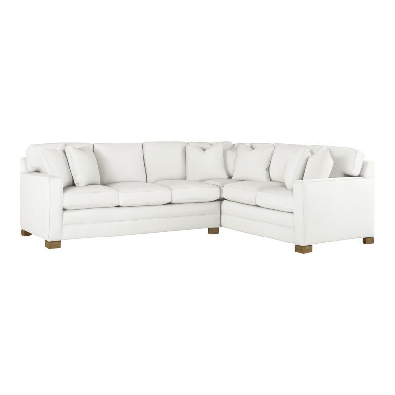 American Bungalow 2-Piece Hillcrest L-Sectional, Kempsey Sheepskin, Navajo