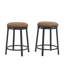 Tabouret de comptoir pivotant 23,5 po Tuzluca-1031995222