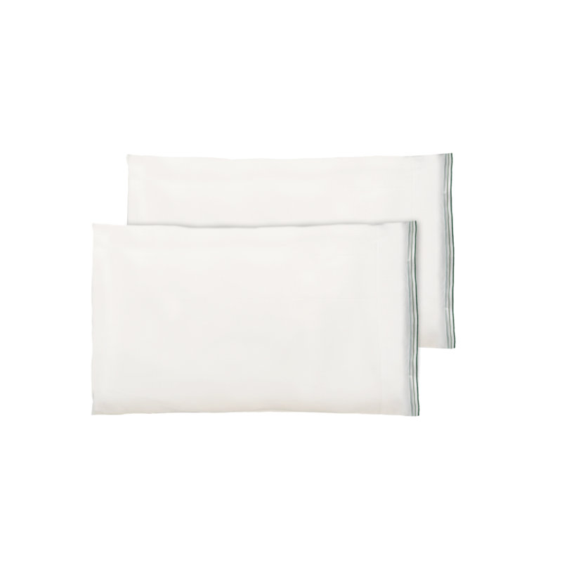 Cavriglia Embroidery By DEA Sateen Pillow Case, Standard Pillow Case