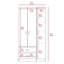 Armoire 3 portes avec 2 tiroirs-94422229