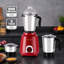 GEEPAS 600W 3-in-1 Mixer Grinder | Stainless Steel Jars, Blades | 3 Speed Control, Perfect for Chutney, Dry & Wet Fine Grinding Mixing Overload Protection Shockproof Body | 2 Yr Warranty-108571923