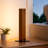 Square Solid Wood Dimmable LED Table Lamp-543402