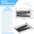 60" x 30" Rectangular Acrylic Single Threshold Shower Base with Right Drain - Triple Flange Alcove Shower Pan with Slip-Resistant Floor-101430102-129241476
