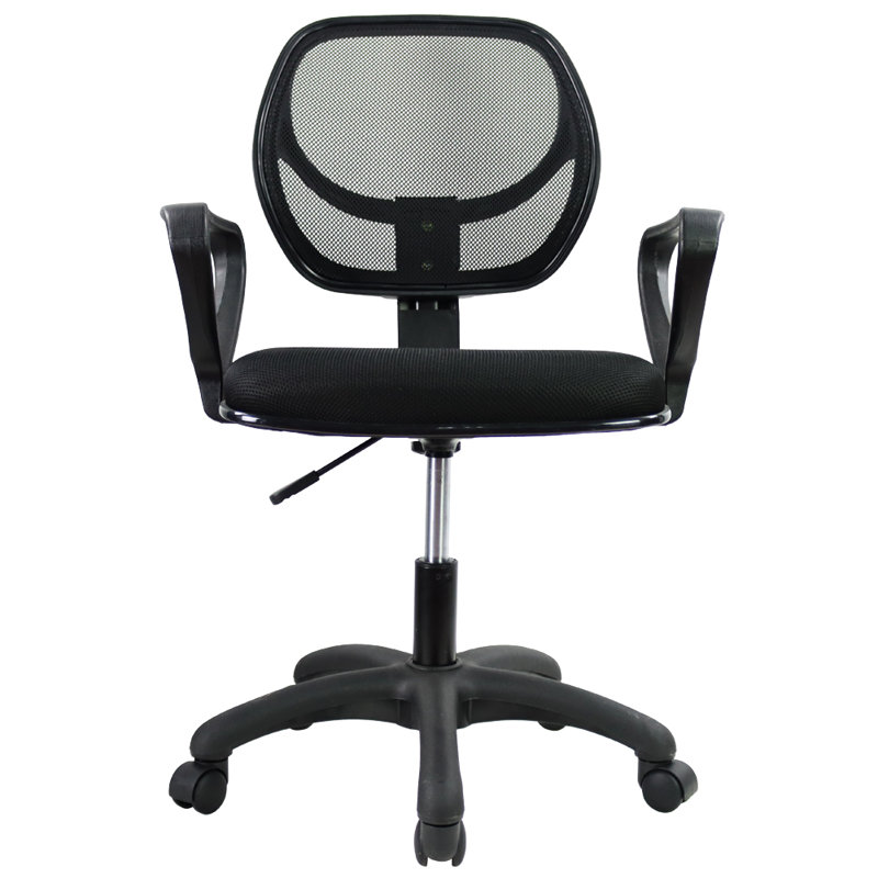 Chaise de travail rond à dossier moyen