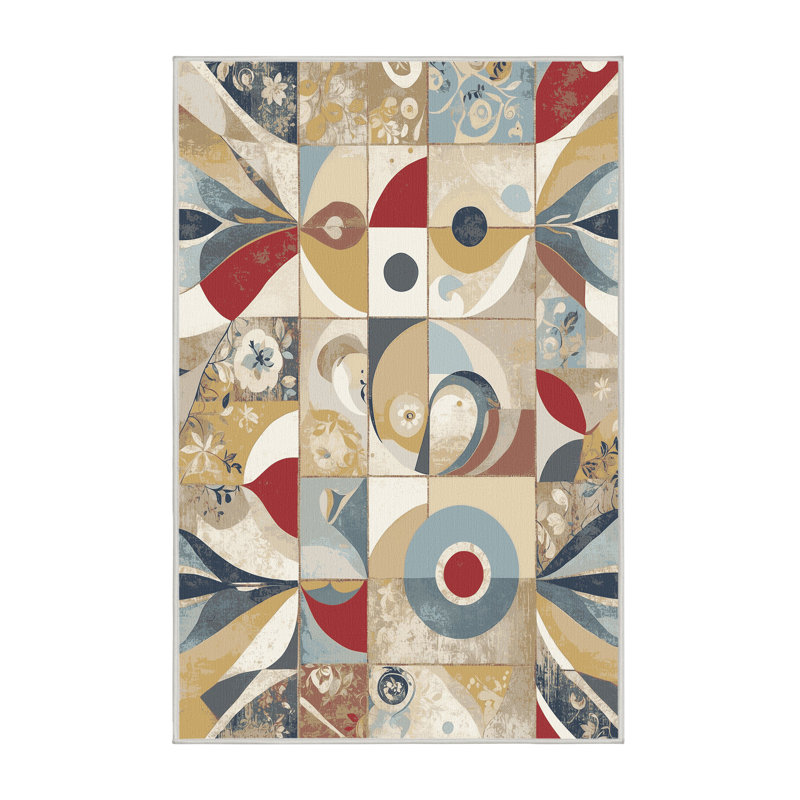 Funky Jingle Rug, Rectangle 8' x 10'