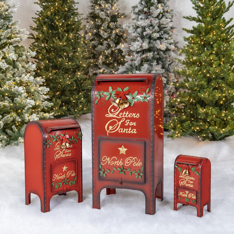 Ensemble de 3 boîtes aux lettres Letters to Santa