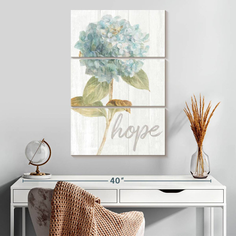 Harnek jardin hortensia sur bois espoir