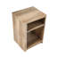 Table de chevet Radius avec compartiment de rangement carré