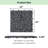12 x 12 Inch Black Interlocking Plastic Waterproof Deck Tiles Pebble Stone Pattern (12pcs)