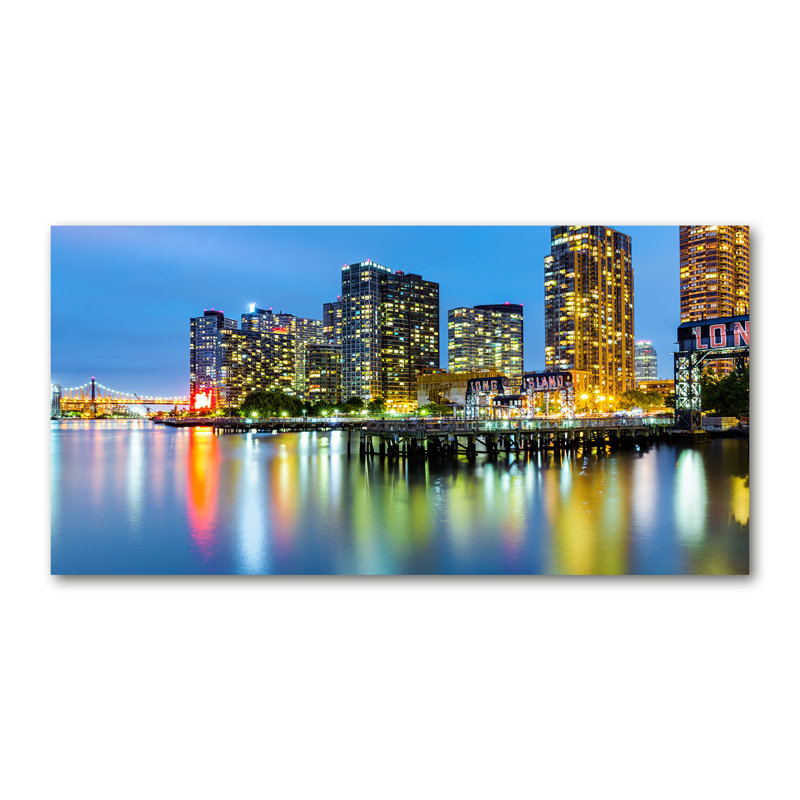 Ahmena 50cm W x 100cm L Glass Peel and Stick Panel