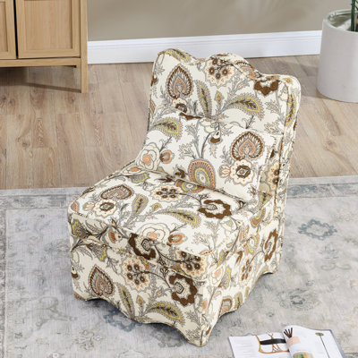 Flannel single dining chair with soft seat
