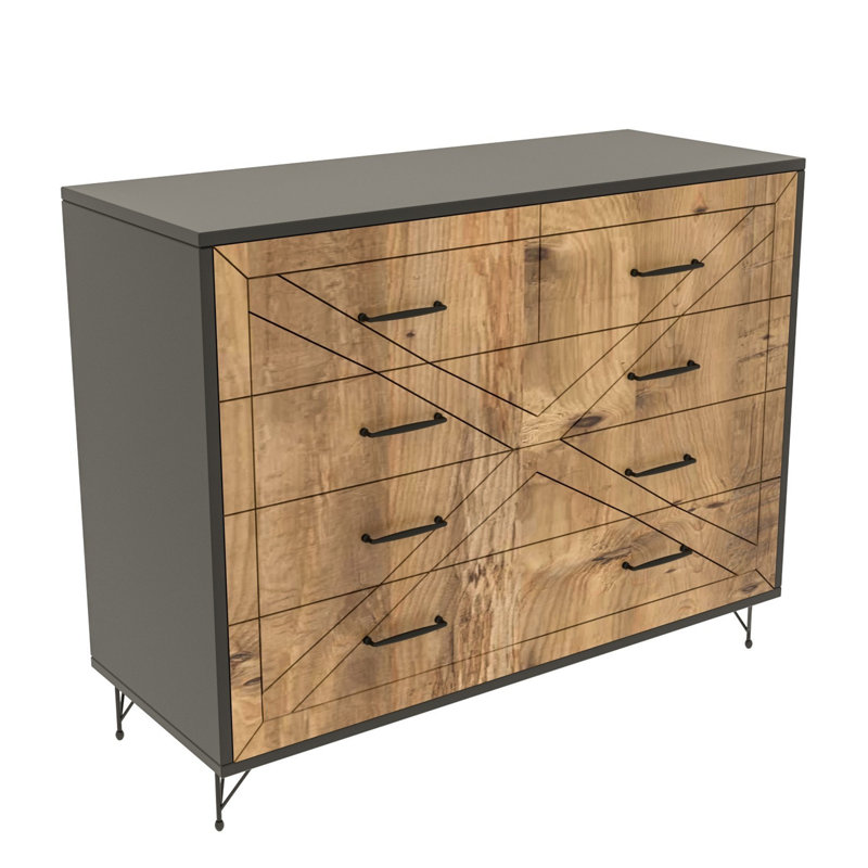 Commode d'appoint en métal Chauntel