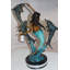 Statue Shay Mermaid with Three Dolphins