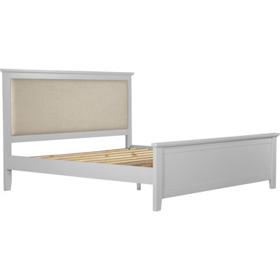 Lit plateforme tapissier antique avec tête de lit Finch Westport