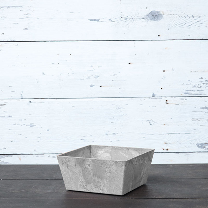 Wendover Pot Planter, 4.5" H x 9.5" W x 9.75" D, Gray